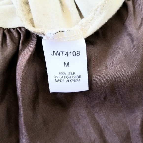 YAG Couture Silk Tent style Midi Ombre Dress Med - Picture 4 of 7